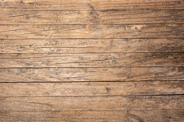 Fototapeta premium Empty wooden background texture. Top view