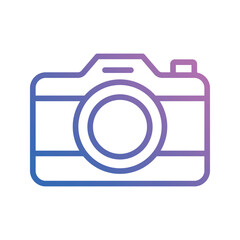 camera icon vector stock