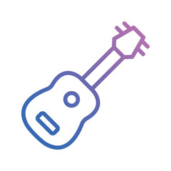 ukulele icon vector stock