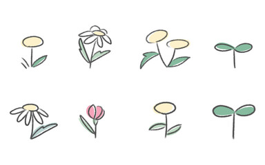 春の花　アイコンセット