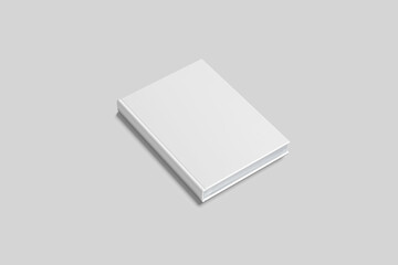 Blank hardcover Book Mockup
