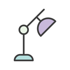 lamp icon vector stock