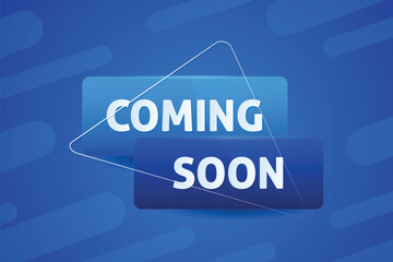 Free vector coming soon background