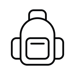 school bag icon vector stock