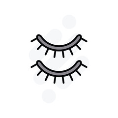 eyebrows icon vector stock