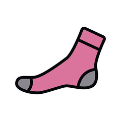 socks icon vector stock