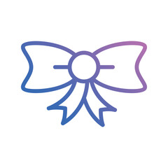 bow icon vector stock