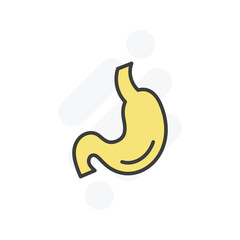 Fototapeta premium Stomatch icon vector stock