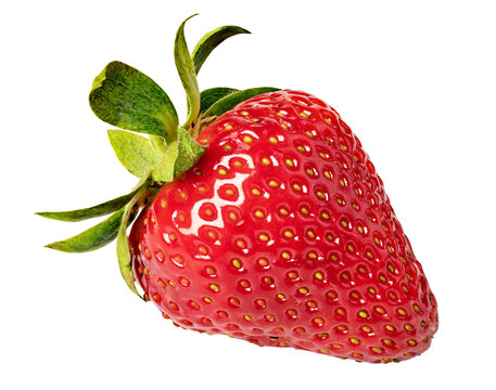 Strawberry on transparent background. png file