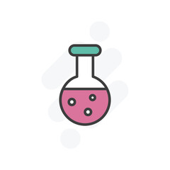 Test icon vector stock