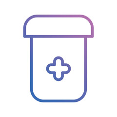 Obraz premium Medicine icon vector stock