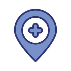 Location icon vector stock