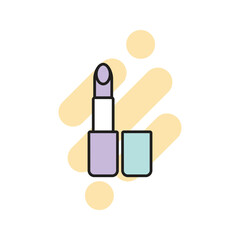 lipstick icon vector stock