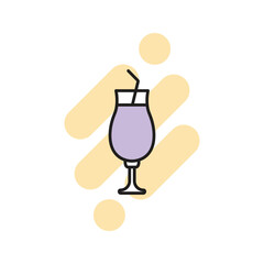 beverage icon vector stock