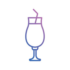 beverage icon vector stock