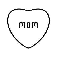 best mom icon vector stock