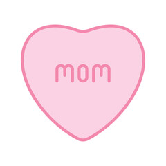 best mom icon vector stock