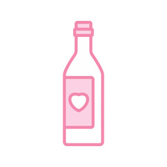 celebrate bottle icon vector stock