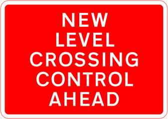 Level crossing signs R202306 – Road traffic sign images for reproduction - Official Edition