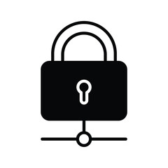 network security icon vector stock