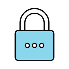 secure icon vector stock