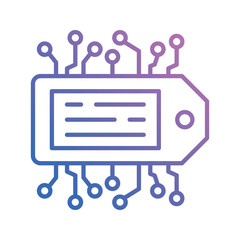 seo tag icon vector stock