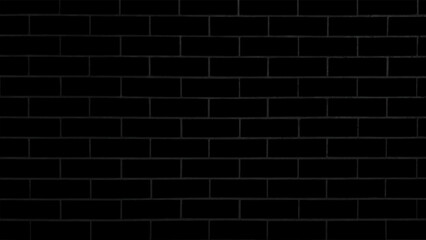 Fototapeta na wymiar Empty black brick wall textured background. Vintage black brick wall for minimalism and hipster style background and design purpose