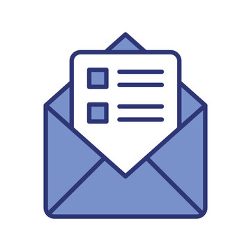 email icon vector stock
