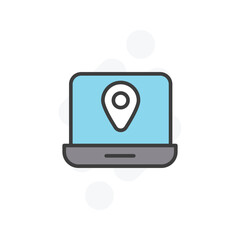 location icon vector stock