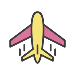 air plane icon vector stock