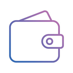 wallet icon vector stock