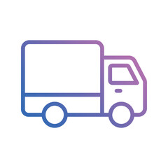 delivery truck icon vector stock
