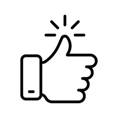 like icon vector stock