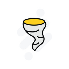 hurricane icon vector stock.