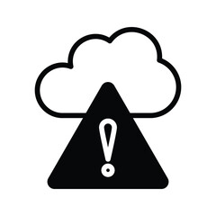 weather alert icon vector stock.