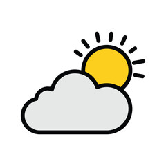 rainy day icon vector stock.