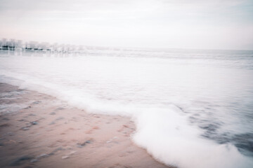 blurry seaside