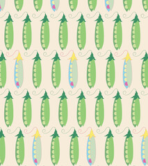 Seamless Pattern of Green Pea ,ideal for fabric,wallpaper, cards,print,wrapping paper,mobile cases