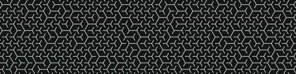  Hexagonal Maze pattern abstract illustration