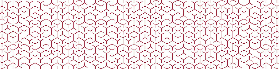  Hexagonal Maze pattern abstract illustration