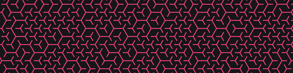  Hexagonal Maze pattern abstract illustration
