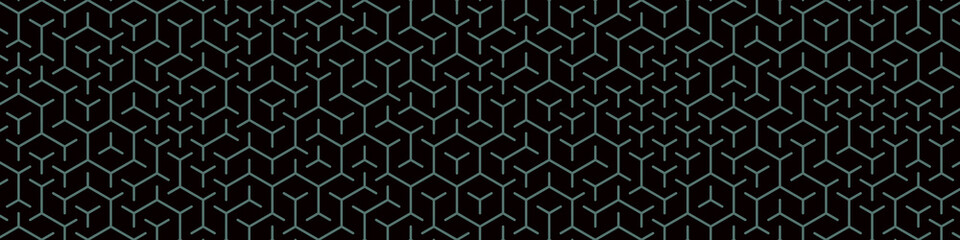  Hexagonal Maze pattern abstract illustration