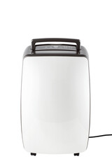 Portable air conditioner or mobile dehumidifier isolated on white background