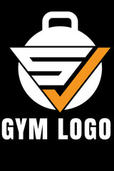 Sv gym logo design 
