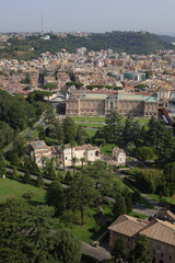 Fototapeta premium view of the village