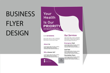 Brochure design, cover modern layout, annual report, poster, flyer in A4 with  triangl