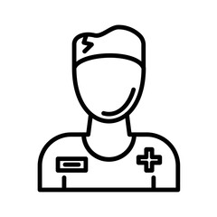 Male Patient Icon Design