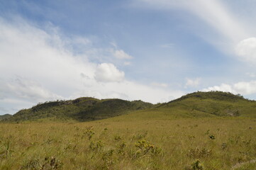 Obraz premium clouds over the mountains