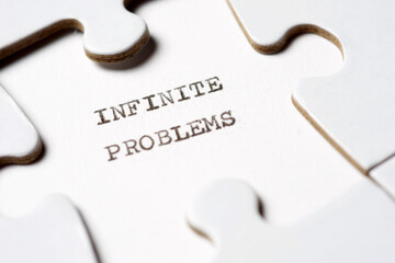 Infinite problems concept view
