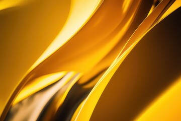  yellow abstract background, generative ai